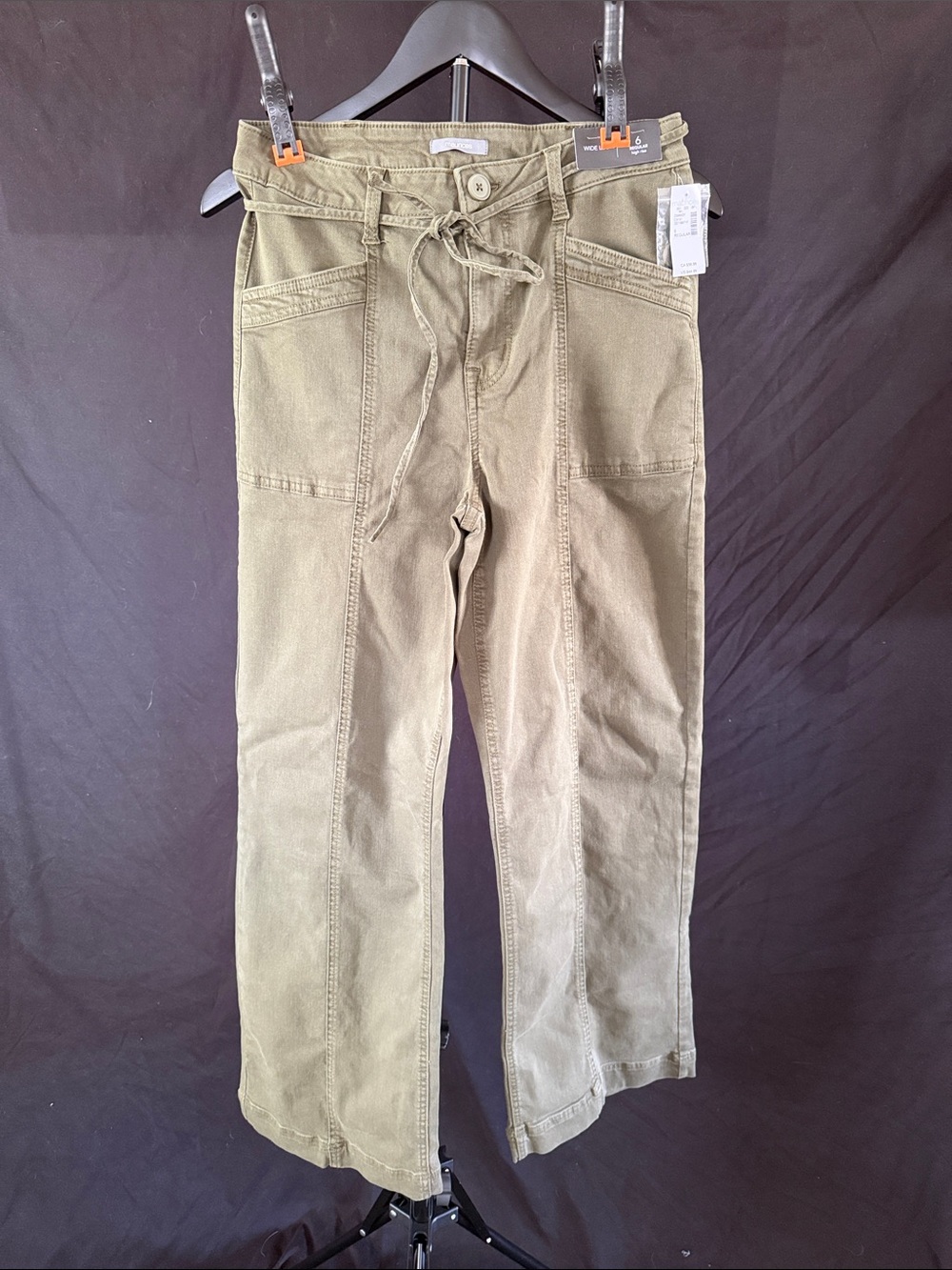 Maurices Olive Green Utility Cargo Pants